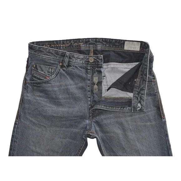 A8 Auth DIESEL For Successful Living Krayver Zip Fly Regular Slim Jeans Size 31